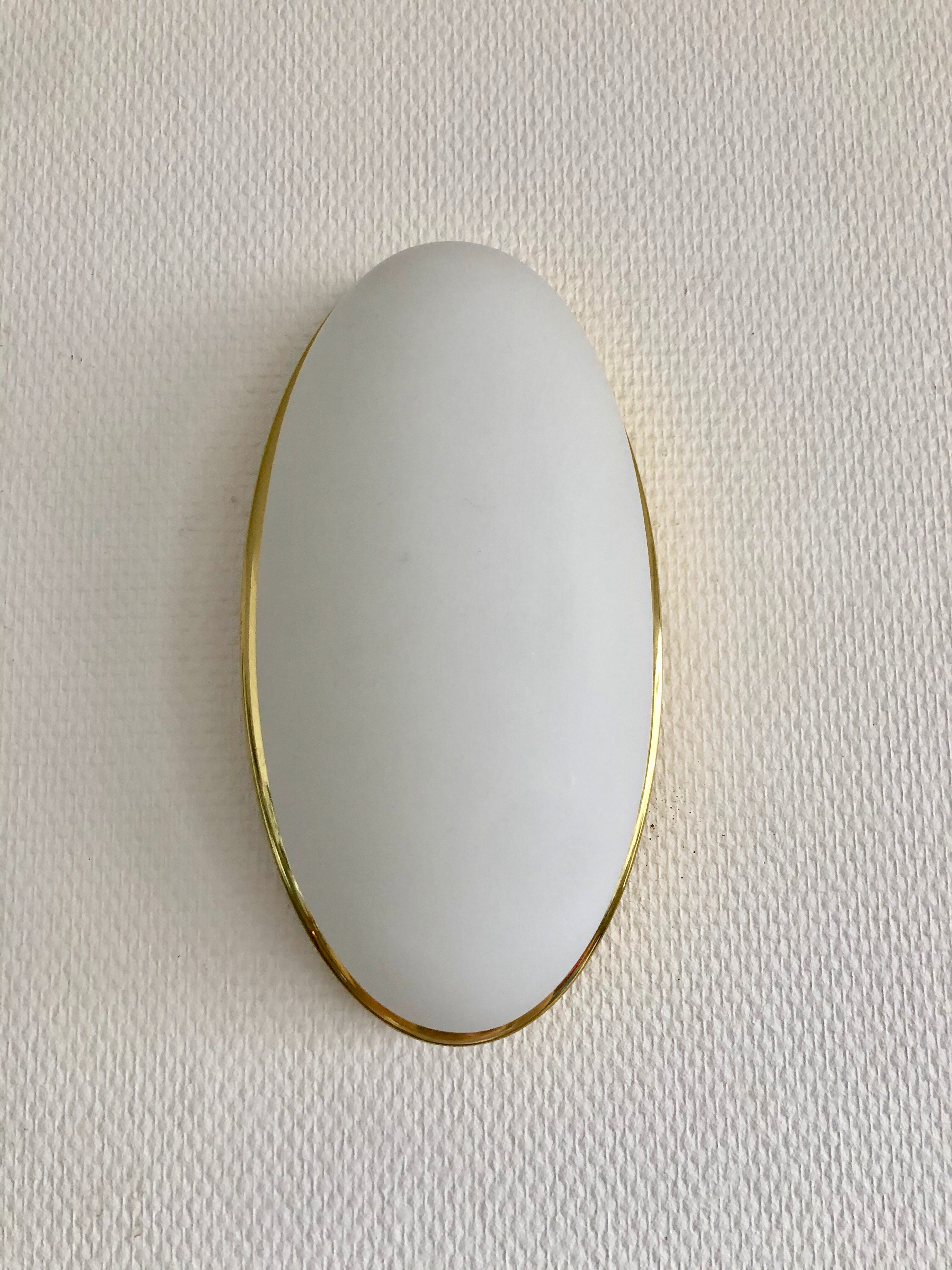 Pair of sconces Bega Glashütte Limburg 1980