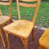 Set of 4 Baumann bistro chairs no. 56