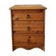 Vintage wooden bedside table.