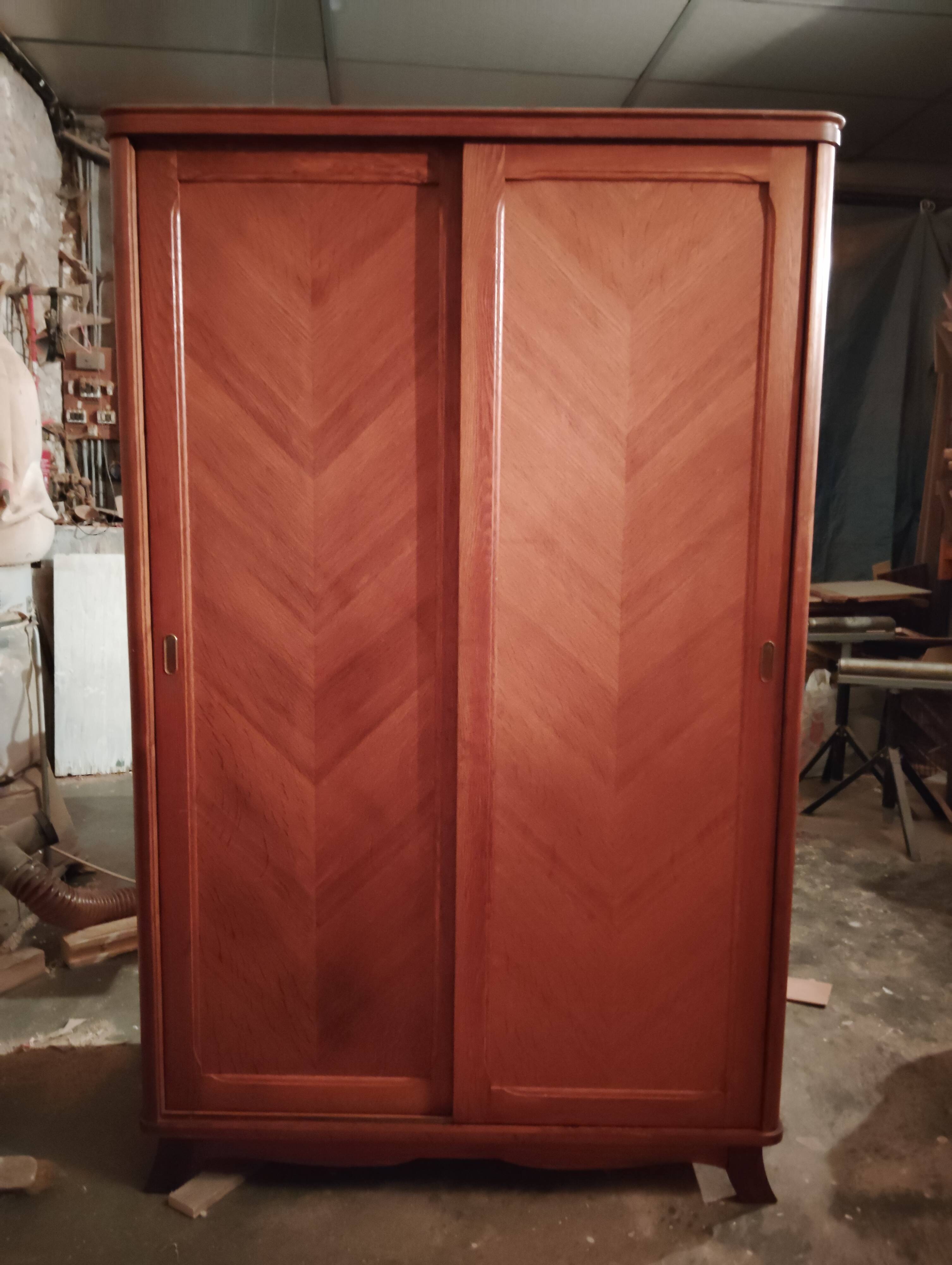 Scandinavian sliding wardrobe 50s -60s