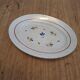 Oval earthenware plate Gien – Anthéor model – Hand-painted decoration