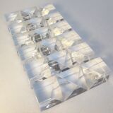 6 portes couteaux plexiglas/résine prisme vintage