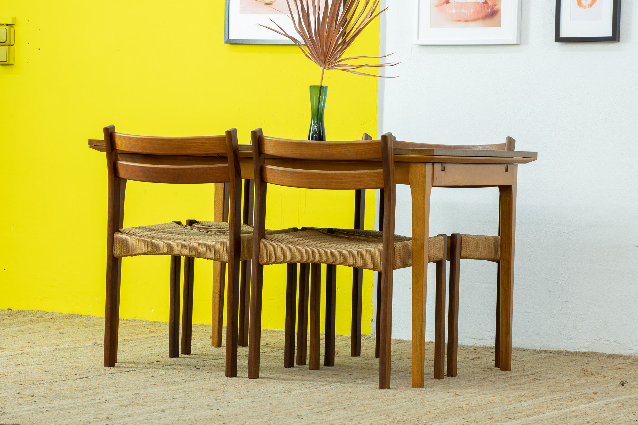 Vintage Scandinavian Table – 125 cm