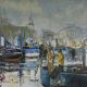 Oil on canvas “Concarneau”, signed S. Blaszczyk – 1991
