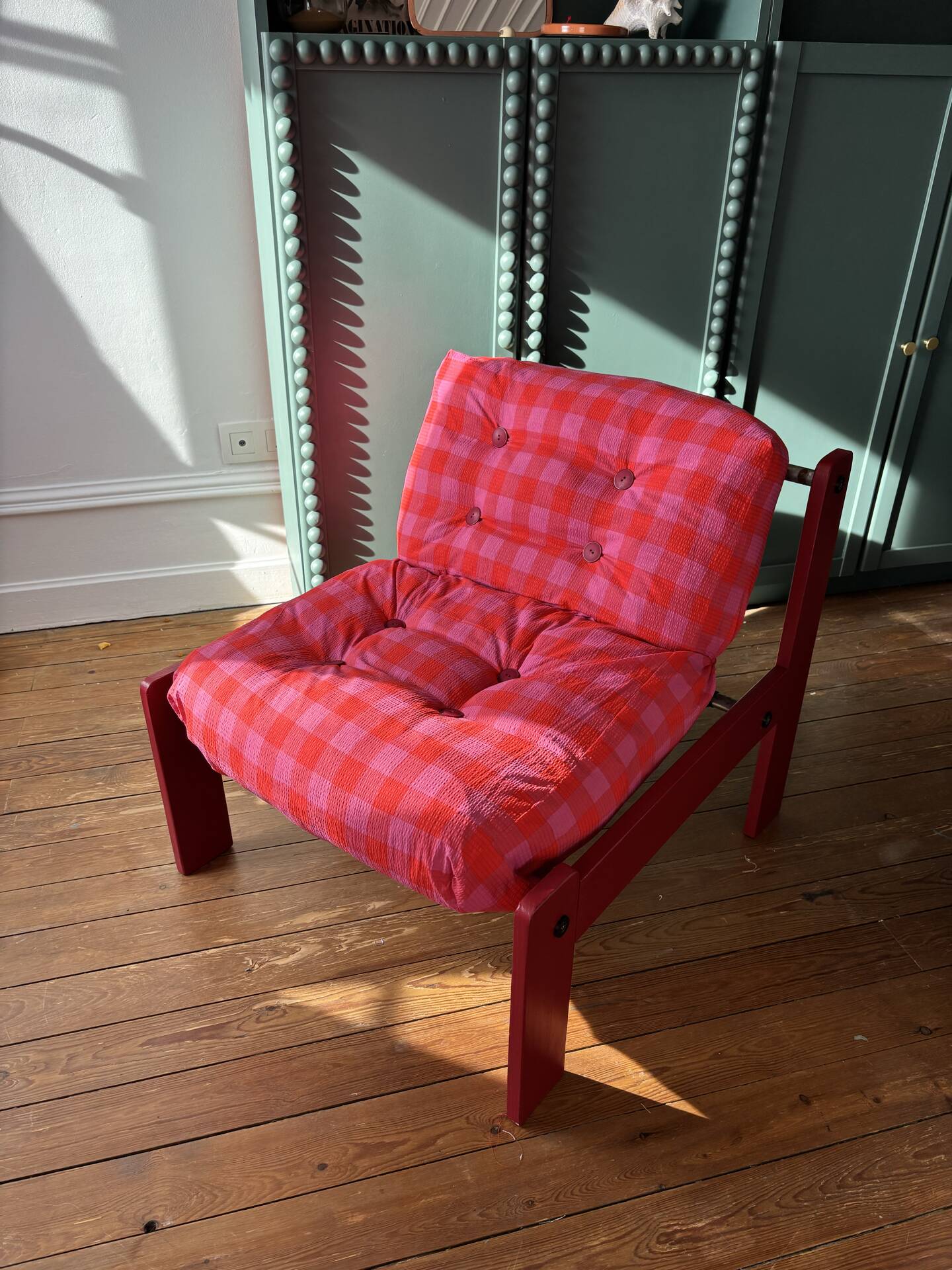 Scandinavian armchair - 1970s brutalist
