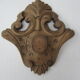 Carved wood pediment - cherry tree