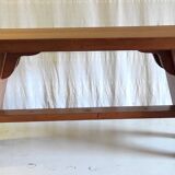 Solid oak coffee table - 1950s