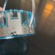 glass and hammered metal pocket emptier