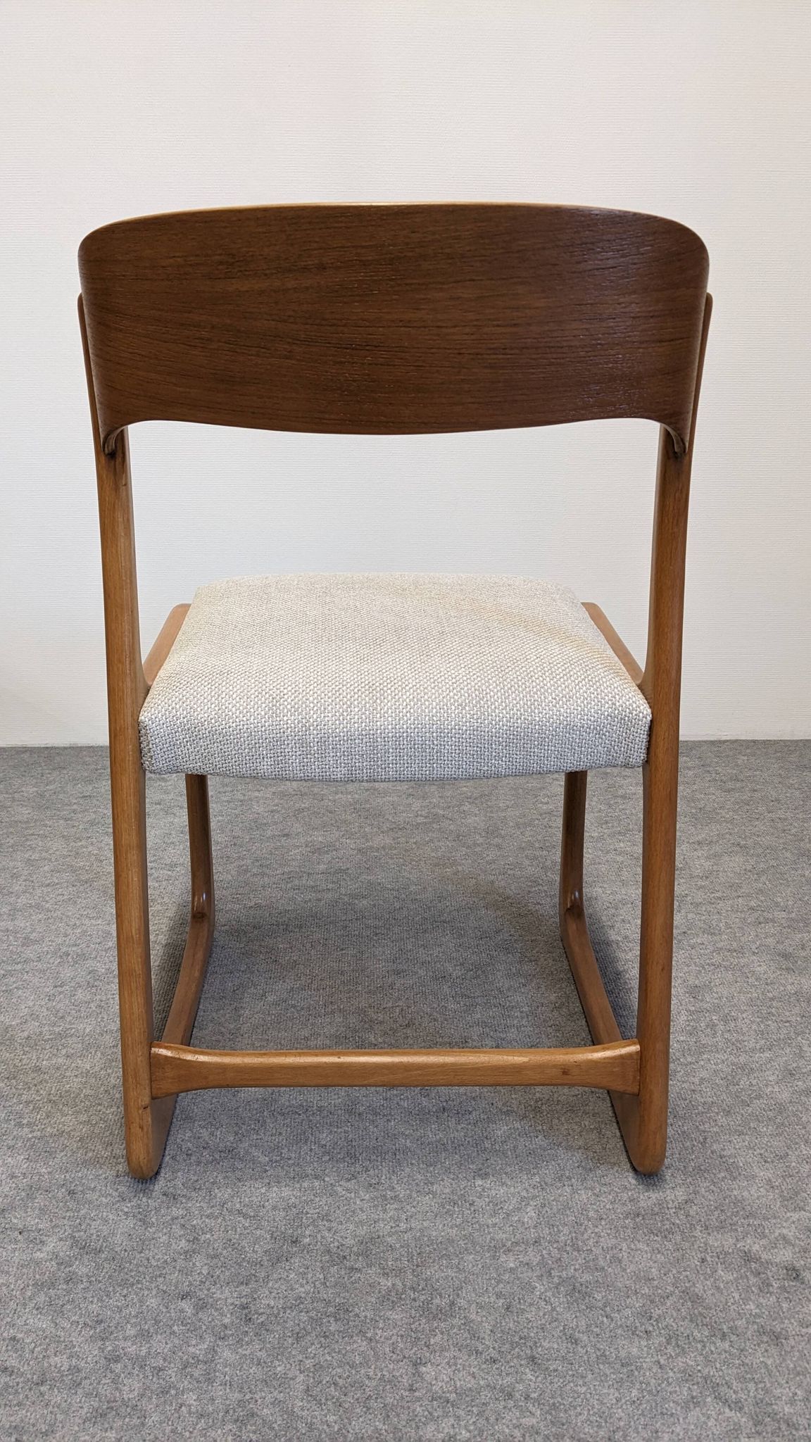 Set of 4 Baumann sled chairs, France circa 1970.