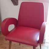 Vintage leatherette armchair