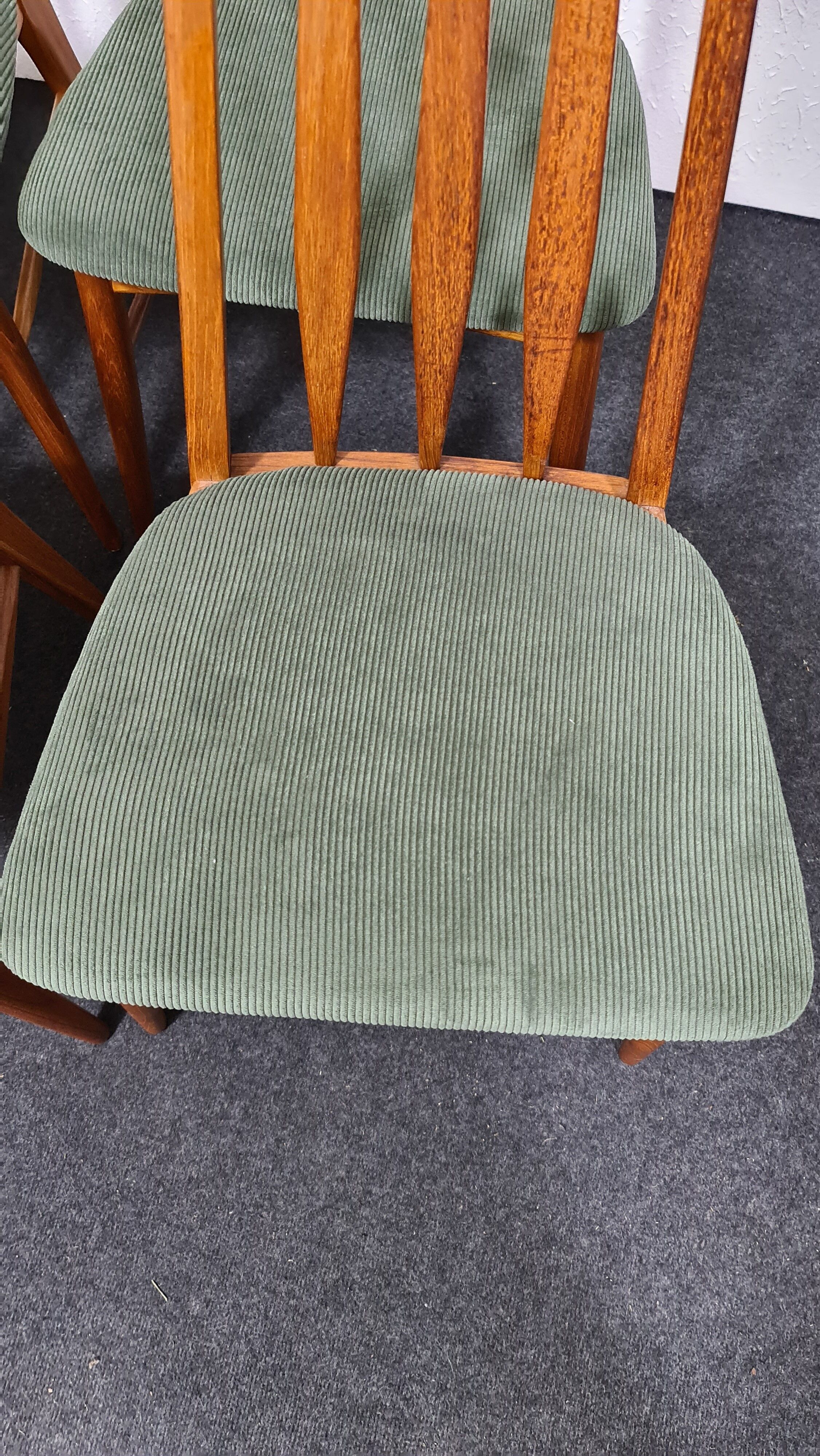 Ensemble vintage de chaises à manger en teck par Niels Koefoed pour Koefoed Hornslet