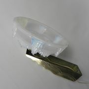 Applique Art Déco en verre opalescent, années 30