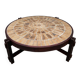 French Riviera vintage ceramic coffee table Roger Capron 1970s