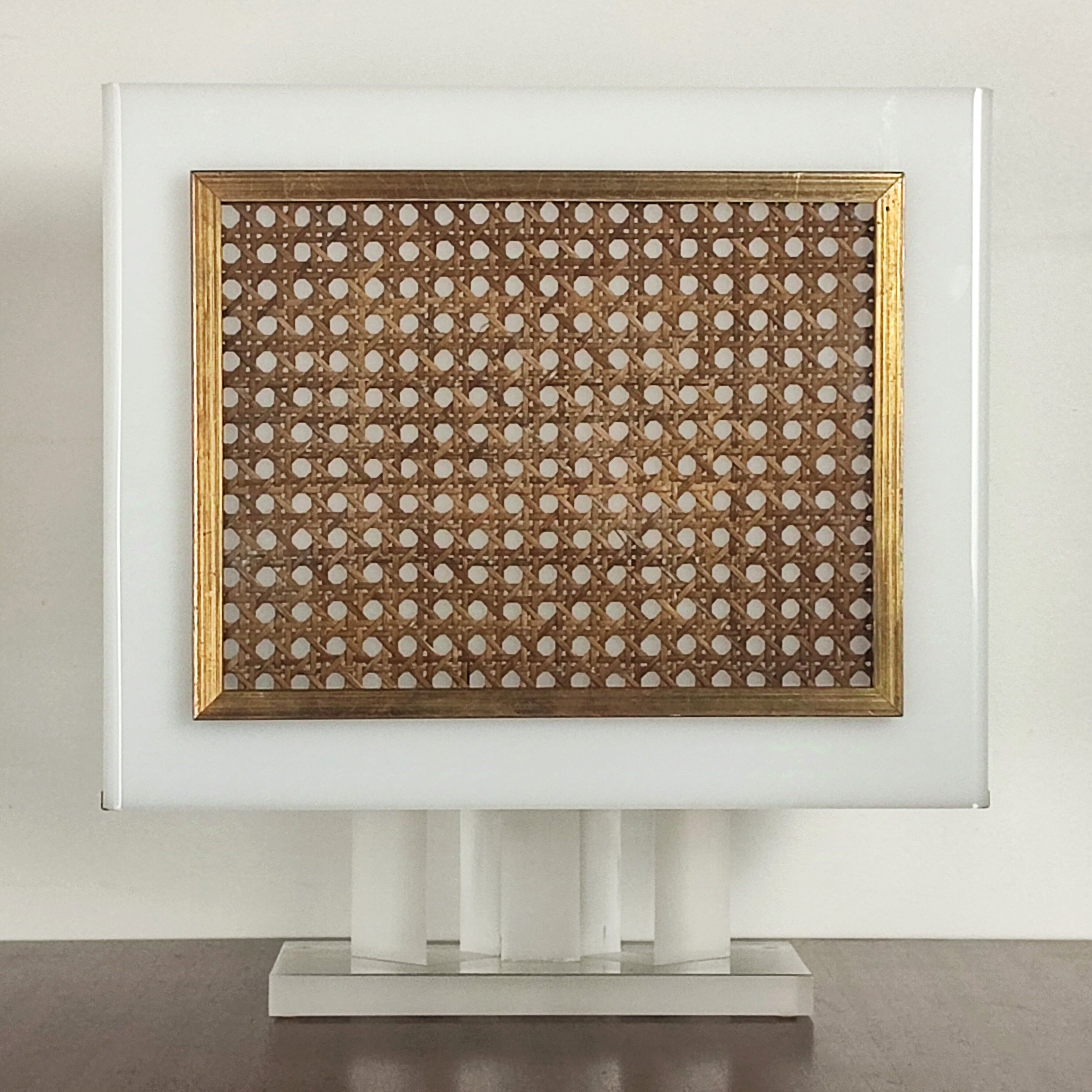 Italian lamp in plexiglass