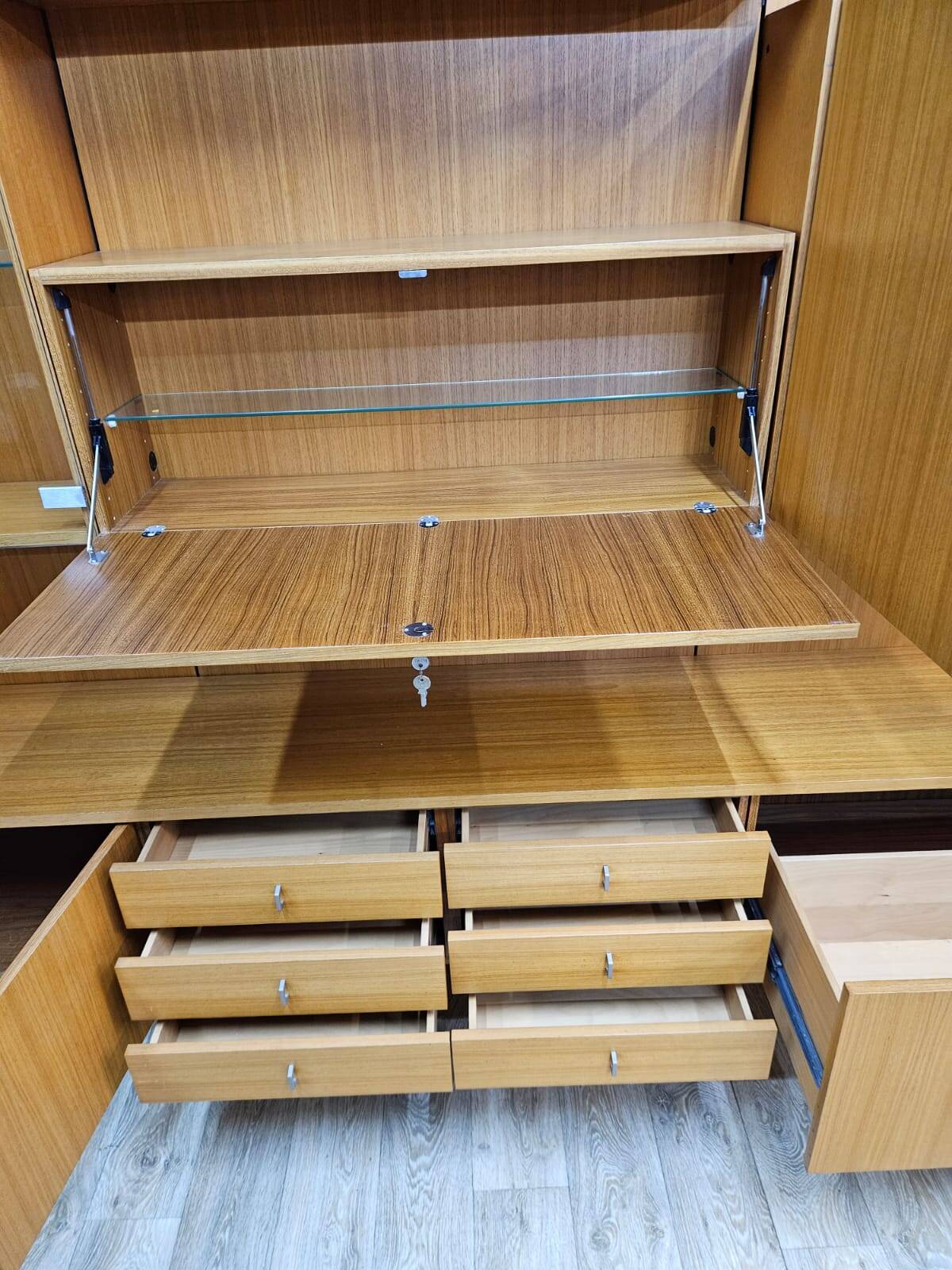 Modular teak shelf / germany / 1970s / cadovius style / kai kristiansen