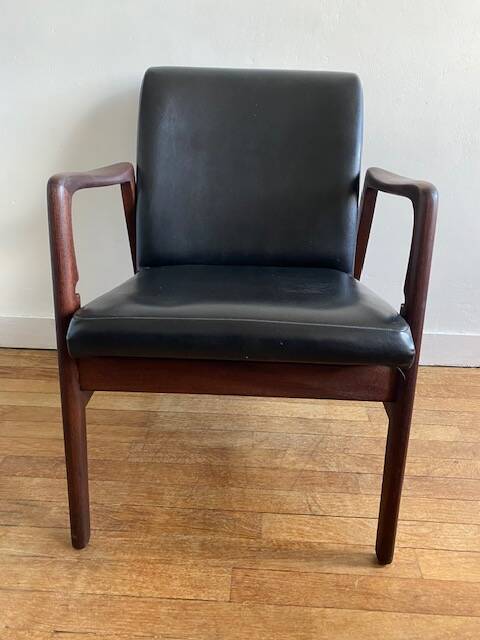 Scandinavian teak armchair
