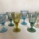 Set of 6 glasses Biot wine 1960