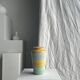 90s vase green, yellow, blue