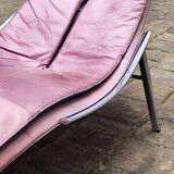 Leather armchair from the Giovanni Offredi years, Saporiti, 1970/80, Italy