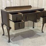 English Chippendale oak desk from the 1930s