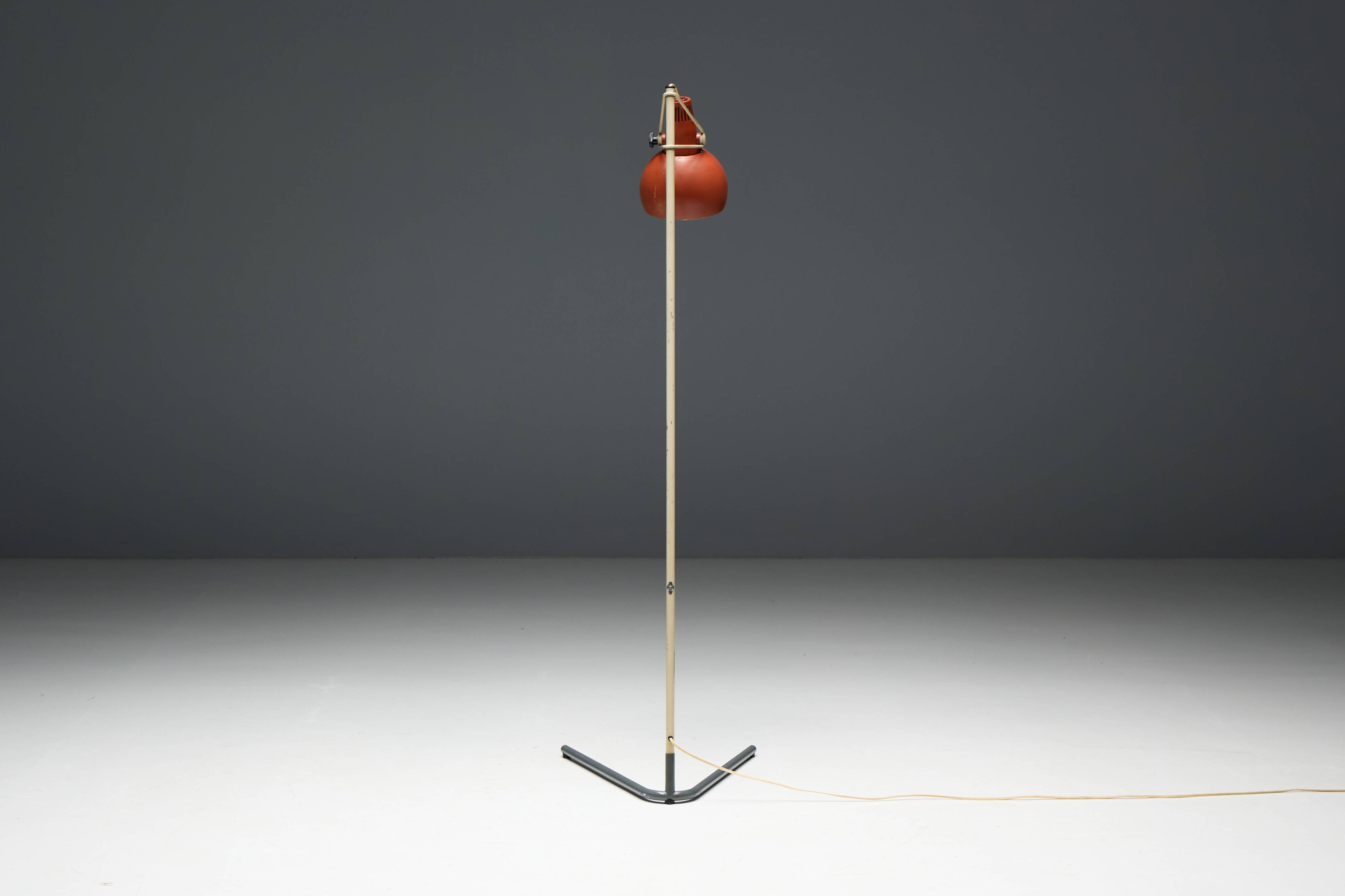 'NX29' Floor Lamp by Louis Kalff for Philips, Netherlands, 1950s