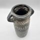 Heissner Keramik vase in grey ceramic, East Germany 1960
