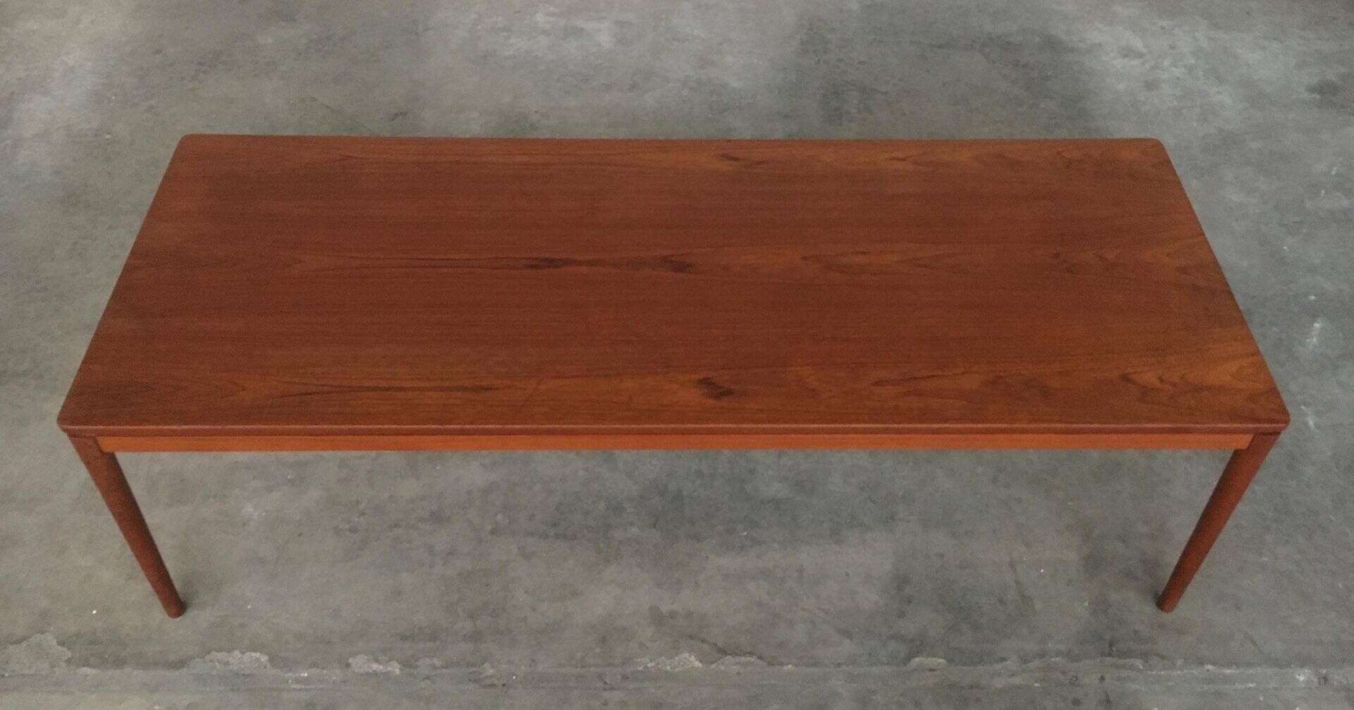 Danish teak coffee table from the mid-century by Anton Kildeberg Møbelfabrik.