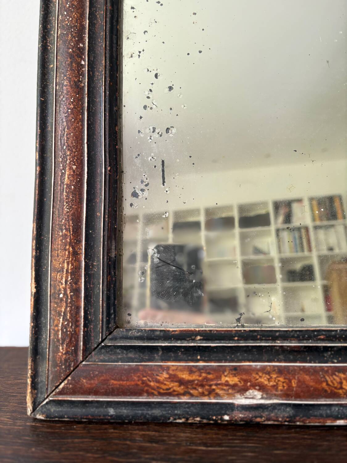 Art Deco wooden mirror