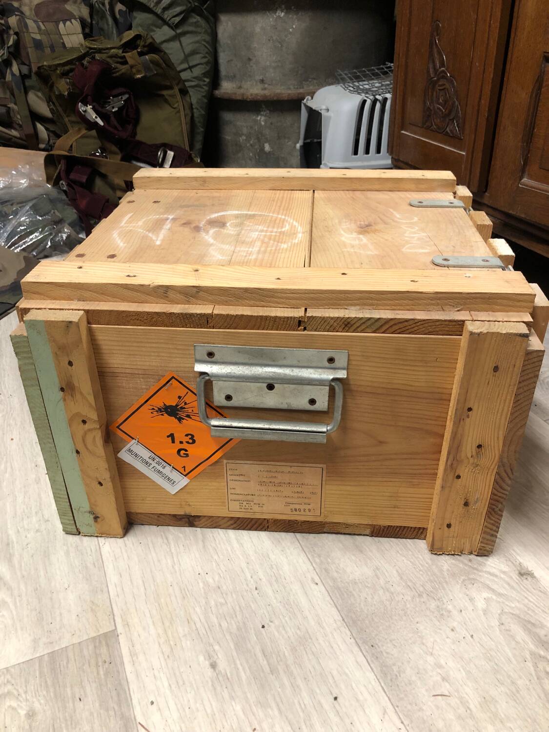 Military crate, ammunition crate