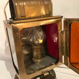 Vintage SNCF table lamp