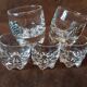 Lot de 5 verres digestif