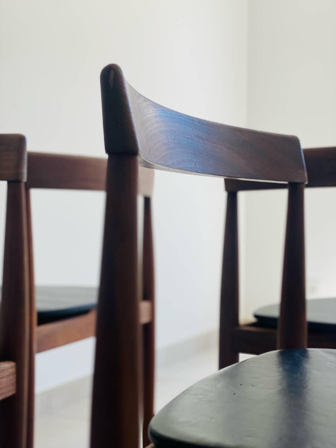 Set of 4 vintage Hans Olsen chairs for Frem Røjle Denmark