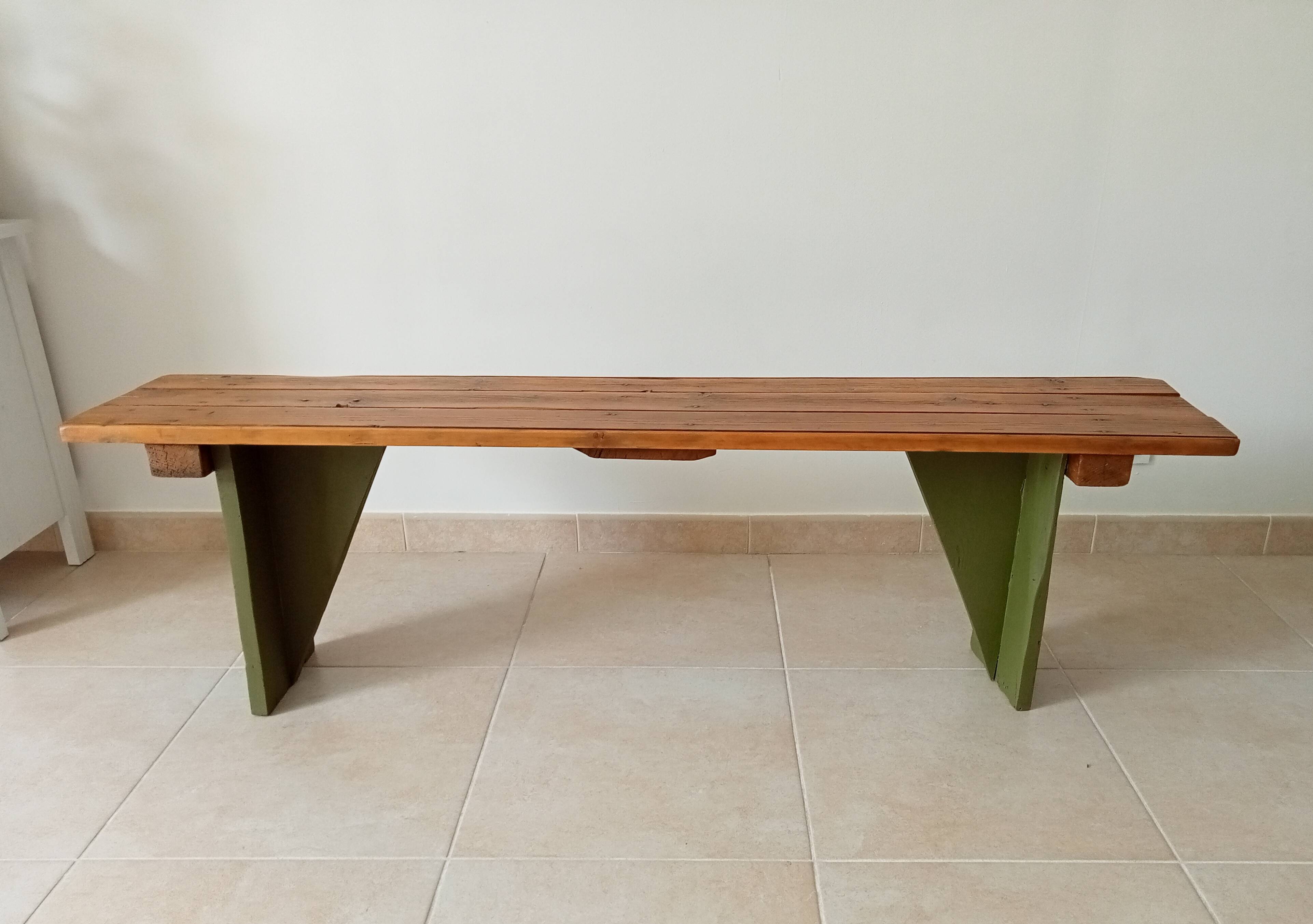 Vintage country bench 70s