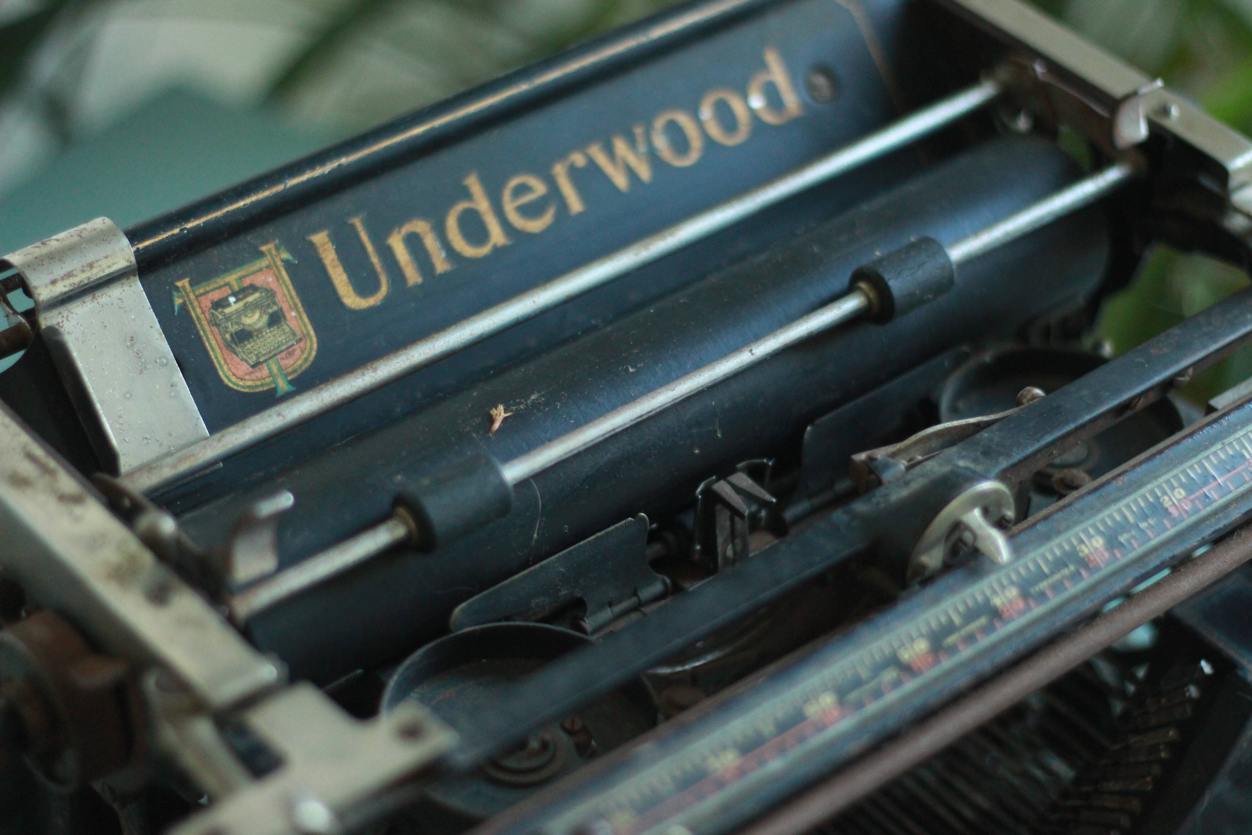 Underwood typewriter 1918