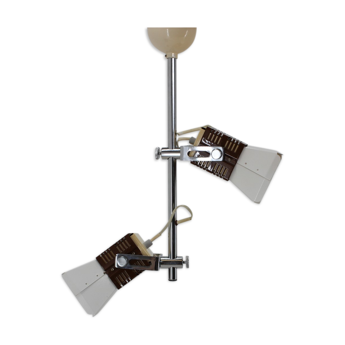 Metal chandelier from Lidokov Type L286, Czechoslovakia