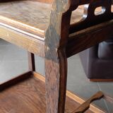Service with chestnut wheels trolley