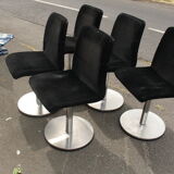 5 swivel chairs around 1970 series