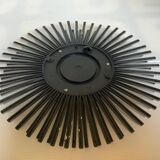 Paire de miroirs soleil argenté