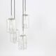 Superb cascading chandelier designed in Murano glass by Kalmar, Austria, 1970s.