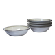 8 bowls/deep plates Denby England in stoneware vintage 80s-90s