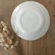4 Churchill flat flowery plates