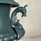 Set of 4 cast iron basins, Corneau foundry in Charleville.