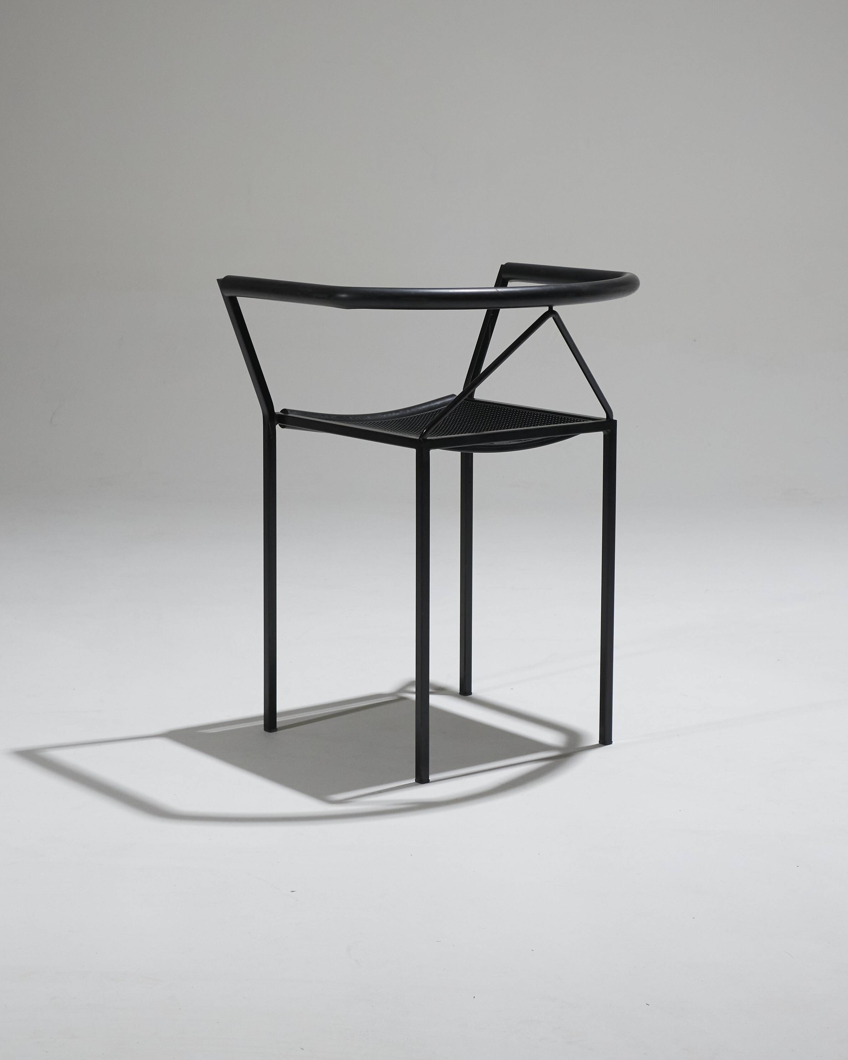 Pair of poltroncina chairs, zeus, maurizio peregalli, 1980s