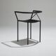 Pair of poltroncina chairs, zeus, maurizio peregalli, 1980s