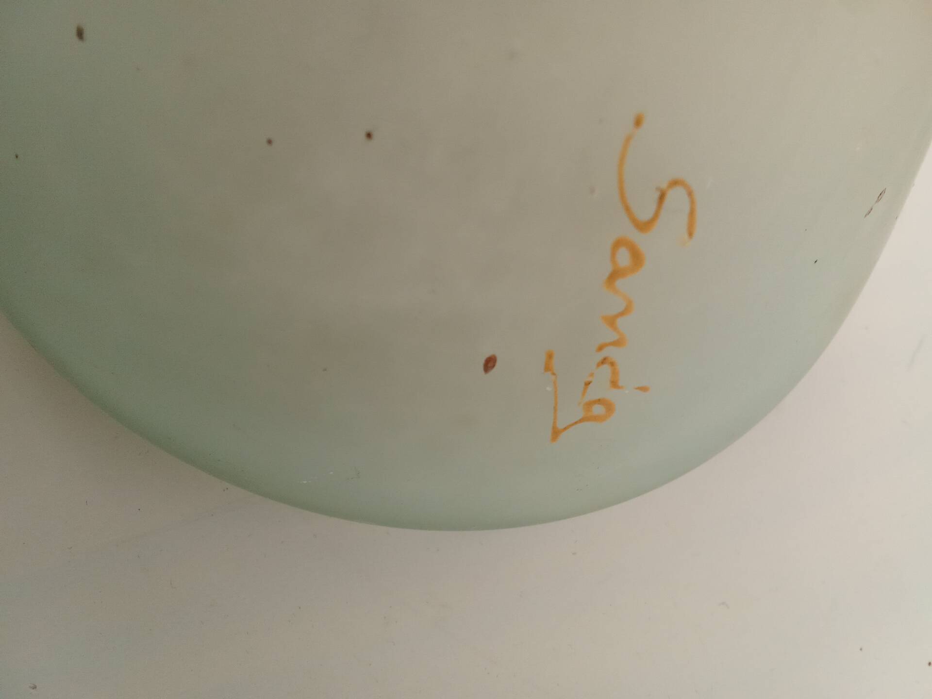 Vase en pâte de verre