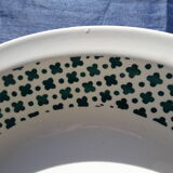 Digoin Sarreguemines hollow round dish in earthenware model Dassary diam 26 cm