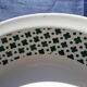 Digoin Sarreguemines hollow round dish in earthenware model Dassary diam 26 cm