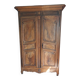 Beautiful wardrobe in walnut and olive wood.