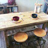 Solid oak farm table 152x72