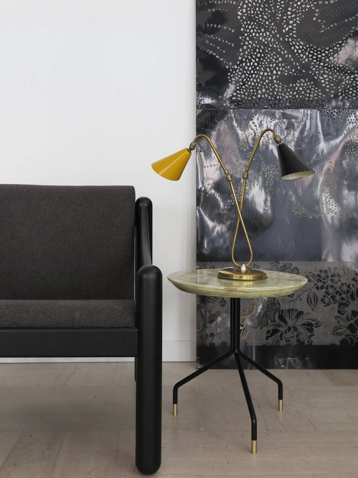 Italian Carimate armchair designed by Vico Magistretti for Cassina  1960s